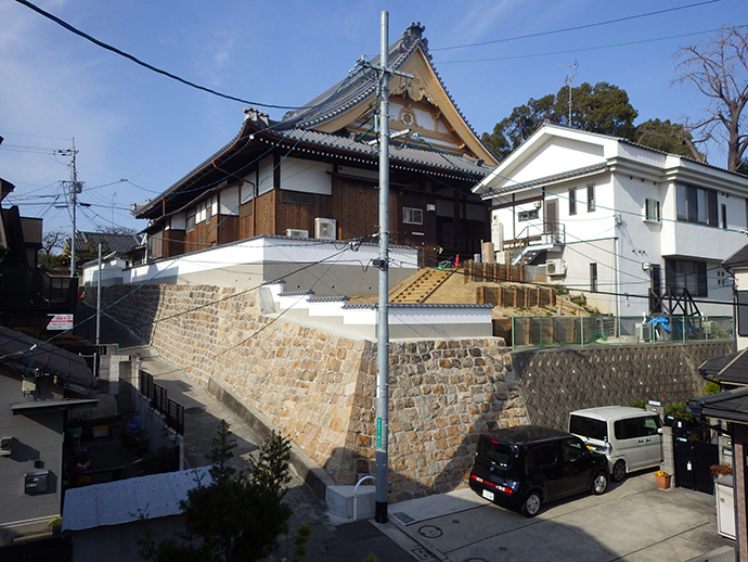 因念寺 塀・石垣改修工事